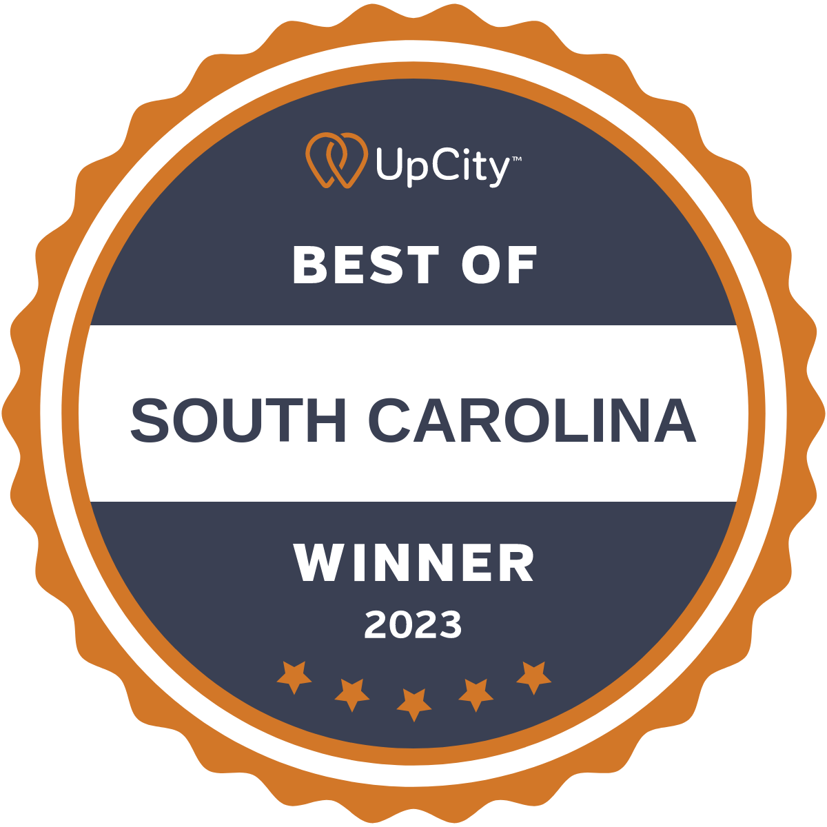 UpCity Badge for Best of South Carolina MaxDDigital